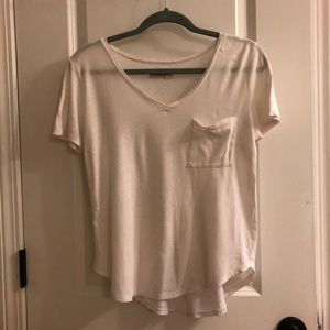 A&F basic white tee Abercrombie Fitch cotton soft